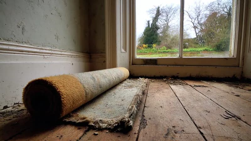 Carpet Uplift cleared by Wight Waste on the Isle of Wight